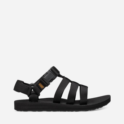 Teva Original Dorado - Women's Teva Hiking Sandals - Black | India (ZXQD98724)